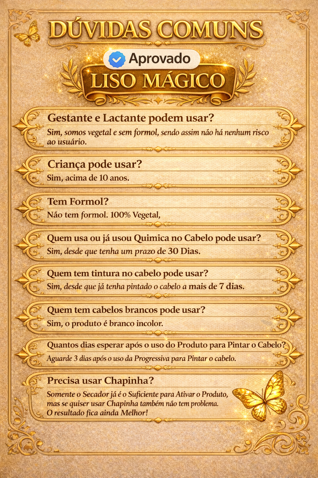 Dúvidas comuns sobre a Progressiva Liso Mágico